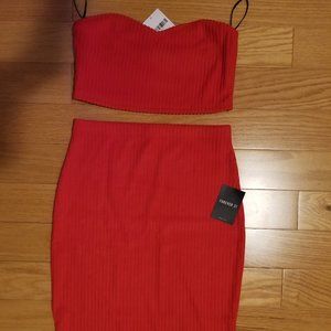 Red 2 Piece Set